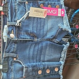 NWT Girls Sz 10 Celebrity Pink Girls Denim shorts